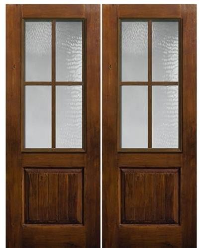 Fiber Glass Door, Color : Brown