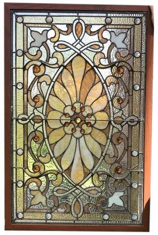 Polished Stained Glass Window, Size : Standard