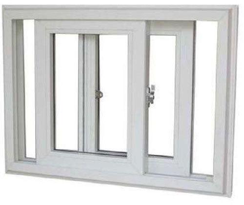 Rectangular Polished UPVC Window, For Construction, Size : Standard