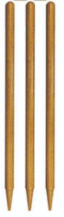 SS Wooden Cricket Stumps, Color : Brown