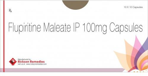 Flupirtine Maleate Capsule, Packaging Size : 10x10 Capsule