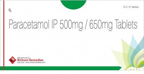 Paracetamol Tablets, Packaging Size : 10x10 Tablet