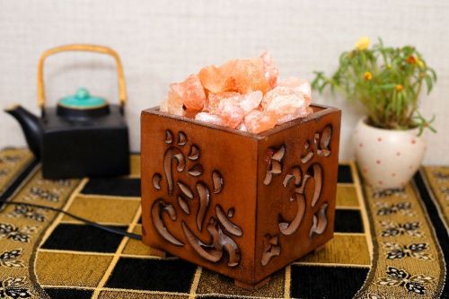 Himalayan Pink Rock Salt Lamps, Size : 6x6x6 Inch