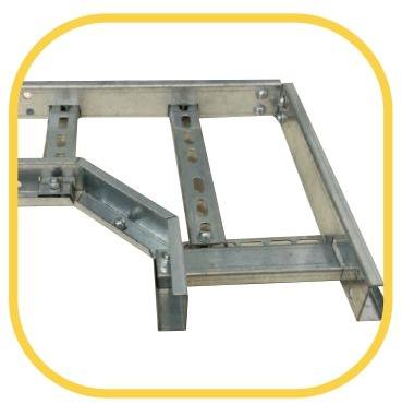 Gi L Bend Ladder Cable Tray, Color : Metallic, Silver