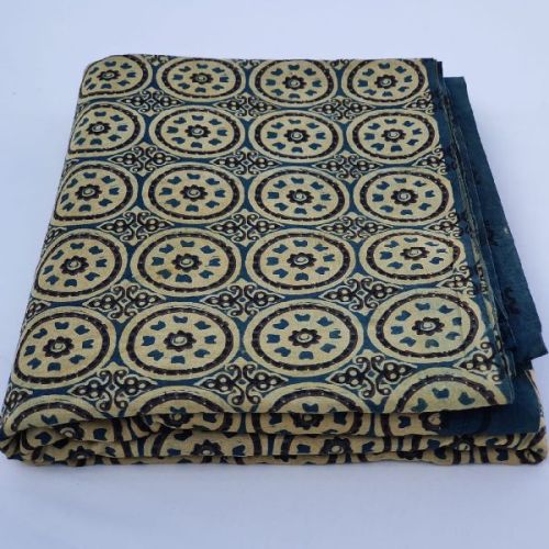 Handblock Printed Cotton Cambric Fabric, For Garments, Blazer, Width : 44 Inches