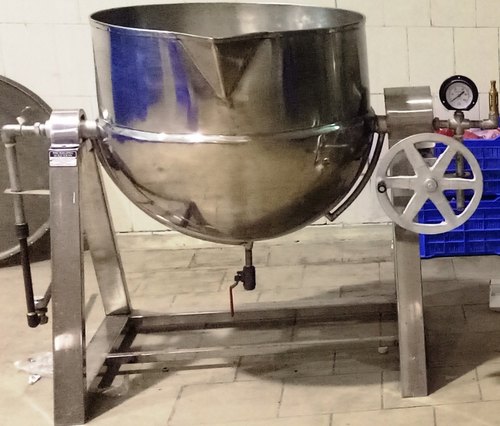 Stainless Steel Steam Jacketed Kettle, Capacity : 50 Liters To 3000 Liters