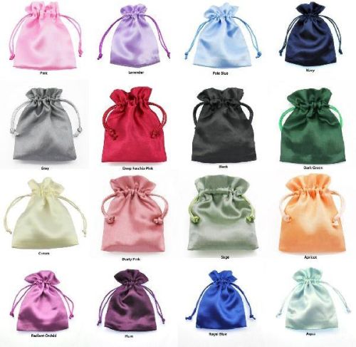 Handmade Plain Silk Drawstring Bags, Size : Customized Size