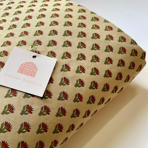 Handblock Buta Running Fabric, Width : 20 Inch, 30 Inch, 40 Inch