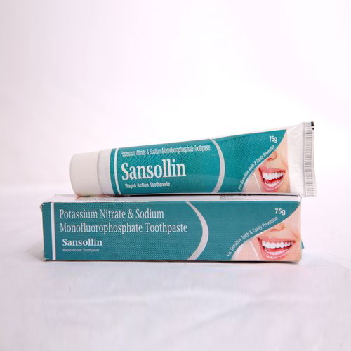 POTASSIUM NITRATE And SODIUM MONOFLUOROPHOSPHATE TOOTHPASTE