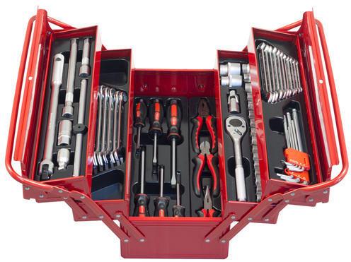 Polished Metal Tool Box, For Garage, Feature : Good Strength