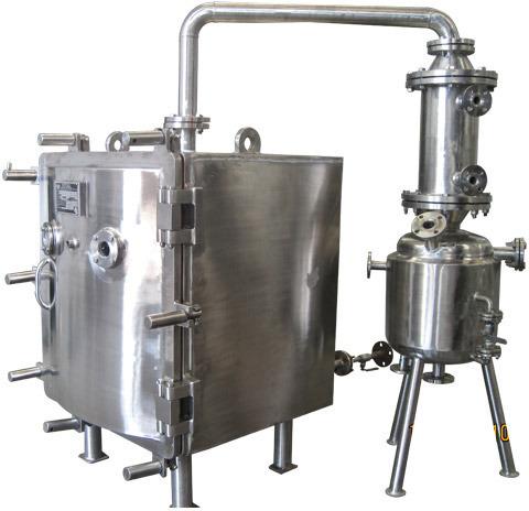 SS Polished Vacuum Shelf Dryer