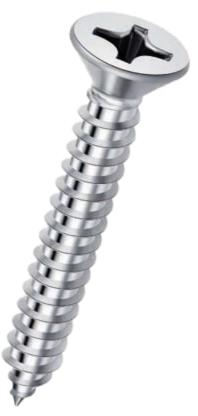 CSK Flat Head Self Tapping Screws, For Hardware Fitting, Technics : Hot Rolled