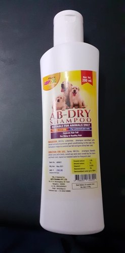 ABPX AB-Dry Dog Shampoo, Packaging Size : 200ML