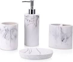 Marble Bath Set, Packaging Type : Carton