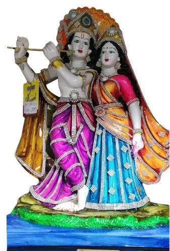 Ceramic Radhe Krishna Statue