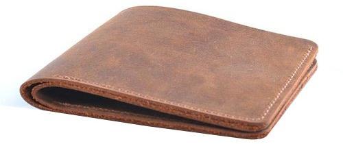Plain Powder Coated Leather Wallets, Occasion : Casual