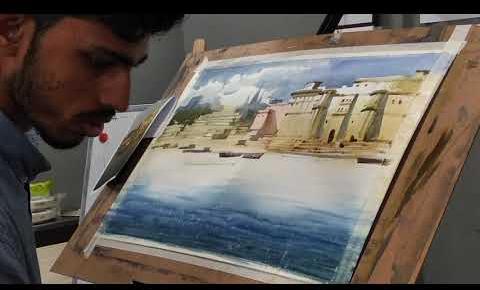 Advaita Handicrafts Paper Watercolor Paintings