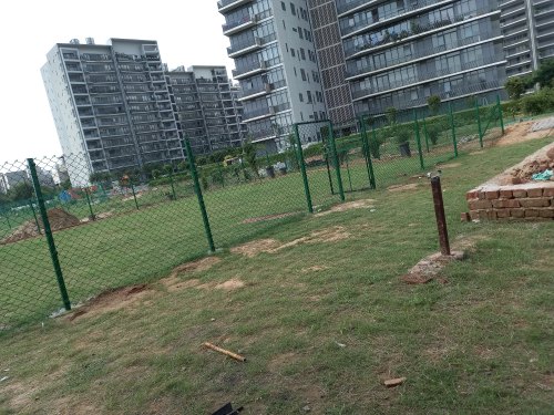 Color Coated PVC Fencing Net, For Safety, Color : Green