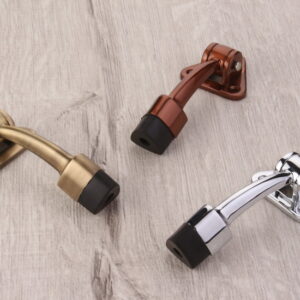 Rihm Polished Aluminum Fancy Door Stoppers