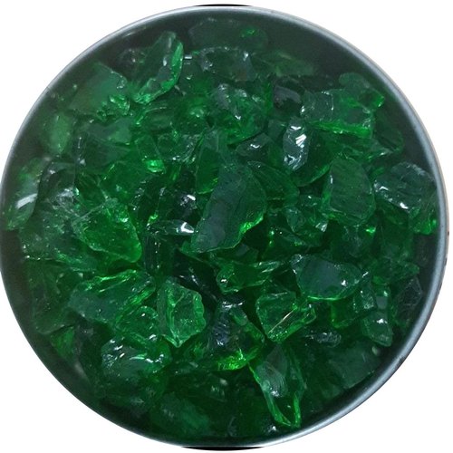 Green Bottle Cullet Glass Scrap, For Recycling Industrial