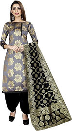 Printed Chiffon Patiala Suits, Technics : Machine Made