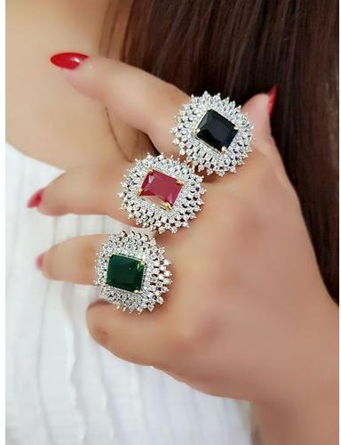 Polished Metal Artificial Finger Rings, Packaging Type : Plastic Box, Plastic Packet