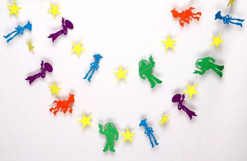 Toy Story Garland Banner, Color : Multicolor