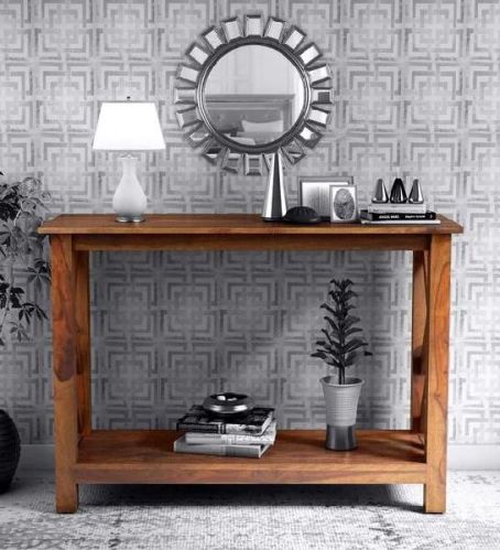 Polished Wooden Console Table, For Home, Specialities : Scratch Proof, Perfect Shape