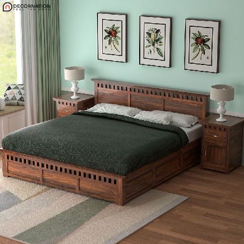 Polished Wooden Double Beds, Feature : Accurate Dimension, Attractive Designs