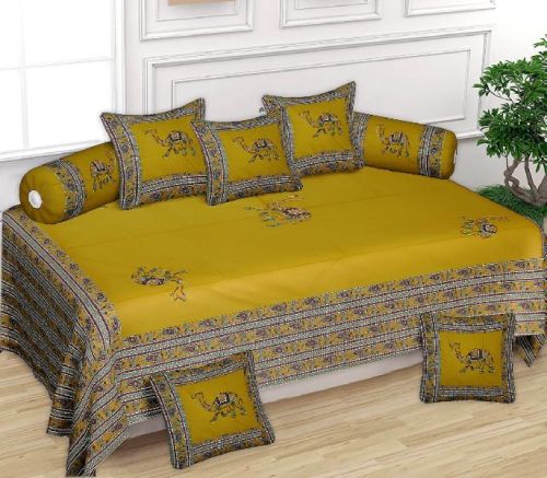Cotton Patch Work Diwan Set, For Living Room, Size : Standard