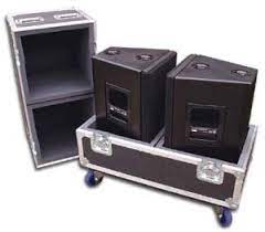 Aluminum Alloy Non Polished Double Monitor Flight Case, Style : Common