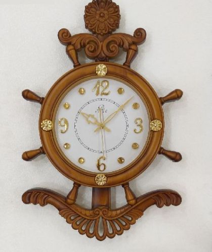 Plastic Anchor Wall Clock, Display Type : Analog