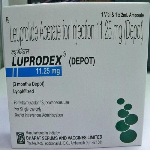 Leuprolide Acetate Injection 11.25mg ( Depot), For Clinical, Hospital, Packaging Size : 1*2ml