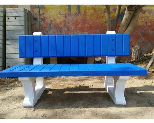 Rectangular Concrete Bench, For Garden Stting, Feature : Long Life, Non Breakable