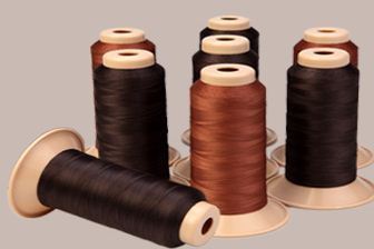 Polyester Poly Cotton Sewing Thread, Pattern : Dyed