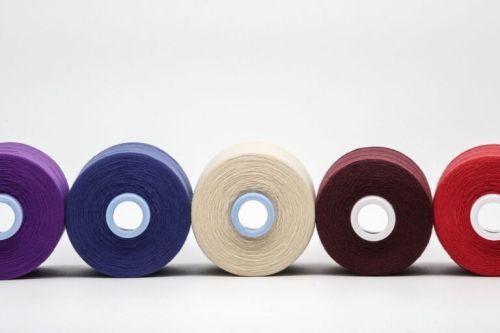 Treatment Spun Polyester Threads, For Textile Industy, Technics : Machine Made