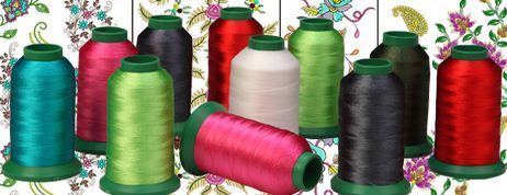 Dyed Polyester Trilobal Embroidery Thread, Technique : Twisted