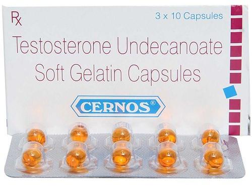 Cernos Soft Gelatin Capsules, Color : White