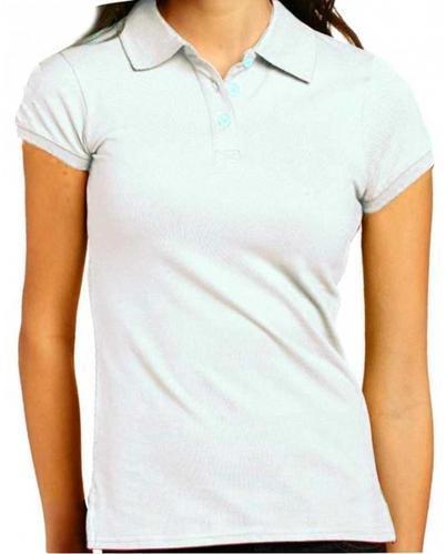 Cotton Ladies Polo T-Shirts, Feature : Anti-wrinkle, Breathable, Comfortable