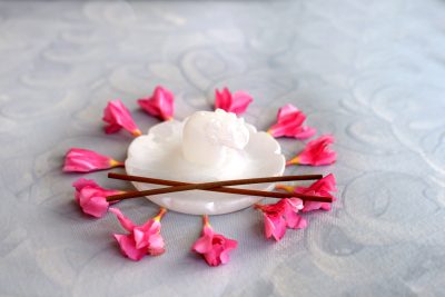 Incense Stick Holder With White Elephant