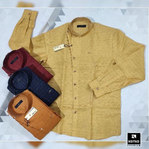 Checked Cotton Side Cut Shirts, Size : L, M, XL, XXL