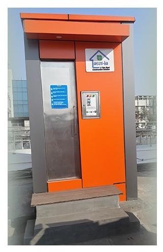 Modular Smart Toilet, For Construction Site, Shape : Square Base