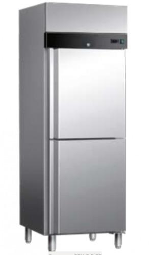 Alisha Stainless Steel Double Door Commercial Refrigerator