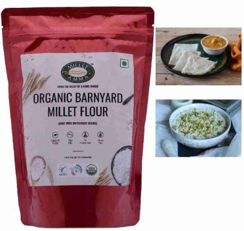 Millet Amma Organic Barnyard Millet Flour, Shelf Life : 6months