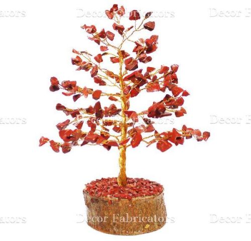 200 Petals Red Jasper Crystal Christmas Stone Tree