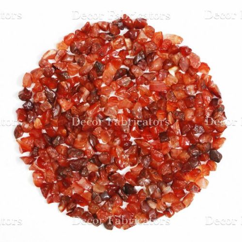 Raw Carnelian Stone Chips, Color : Orange