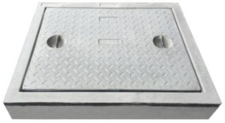 RCC Square Manhole Cover, For Construction, Size : Standard