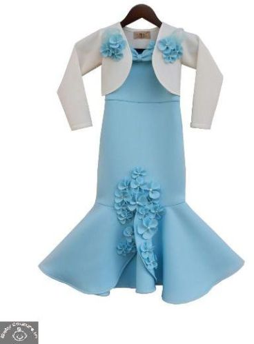 Fayon Kids Blue Mermaid Dress