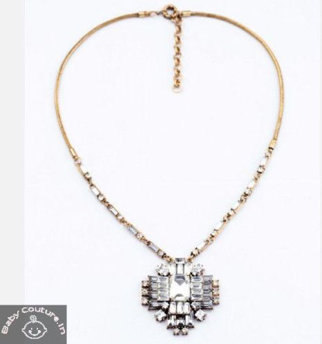 Metal Rhinestones Egyptian Aura Necklace