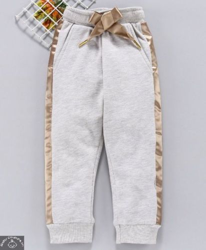 Ventra Cotton Looper Kids Joggers, Color : Grey